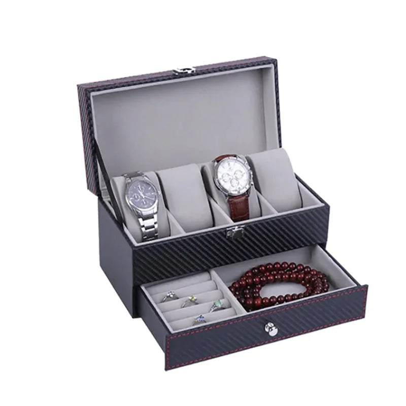 Boîte à bijoux et à montre chic pour homme