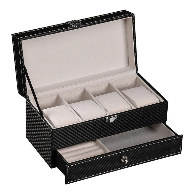 Boîte à bijoux et à montre chic pour homme