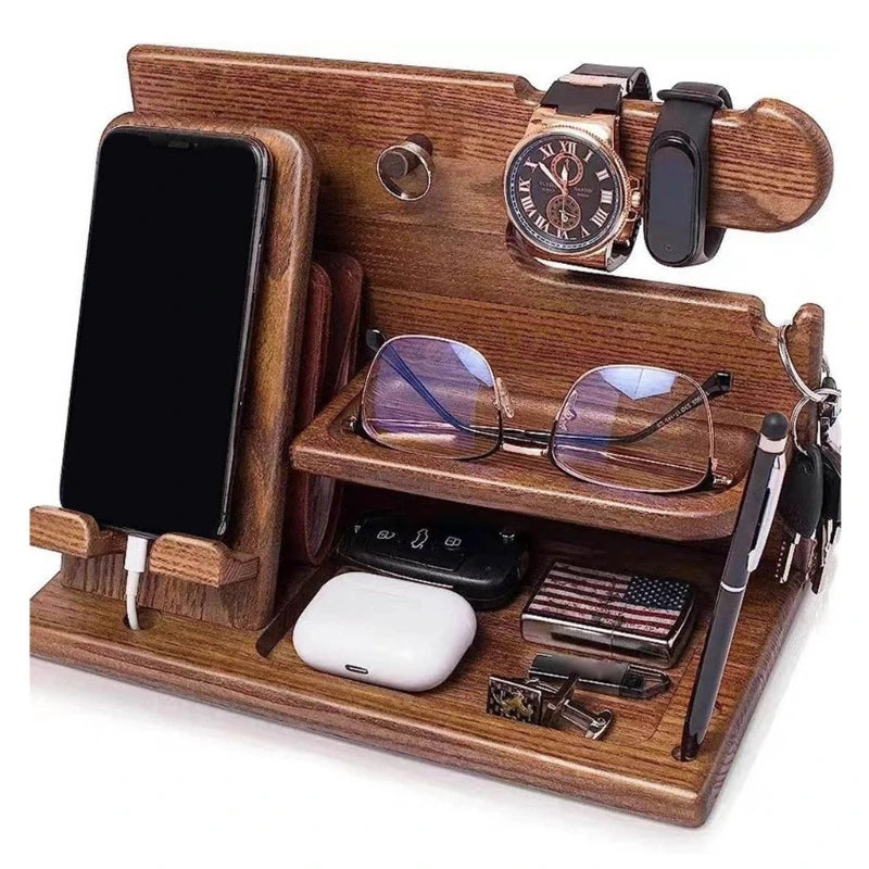 Boîte à bijoux design en bois pour homme