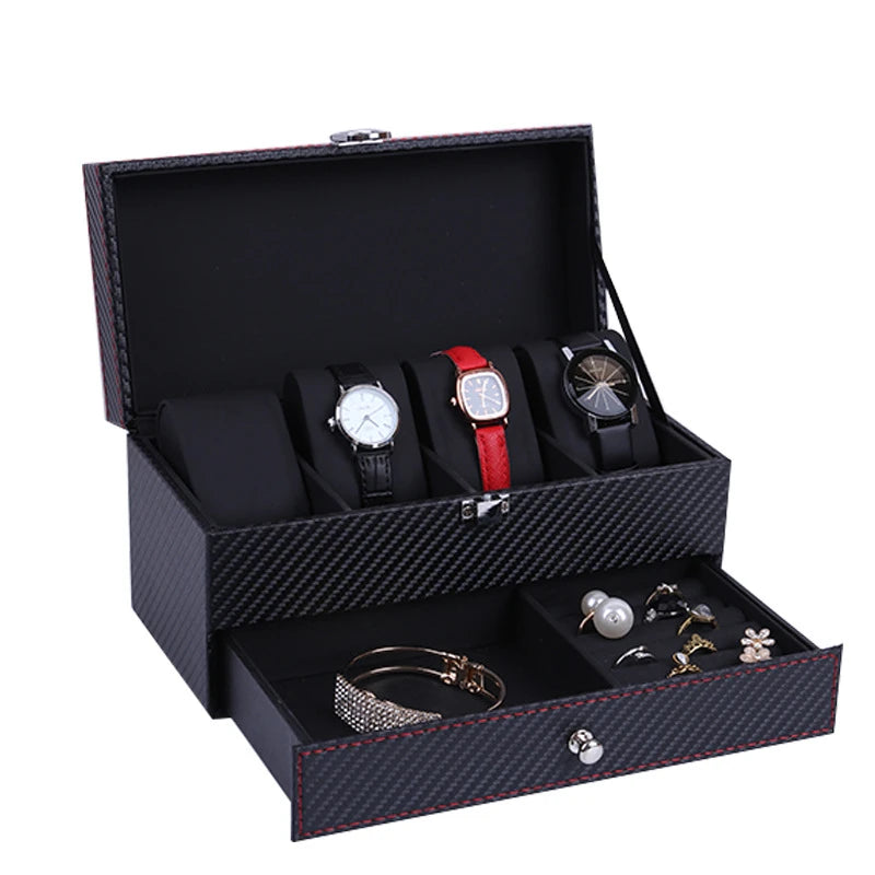 Boîte à bijoux et à montre chic pour homme