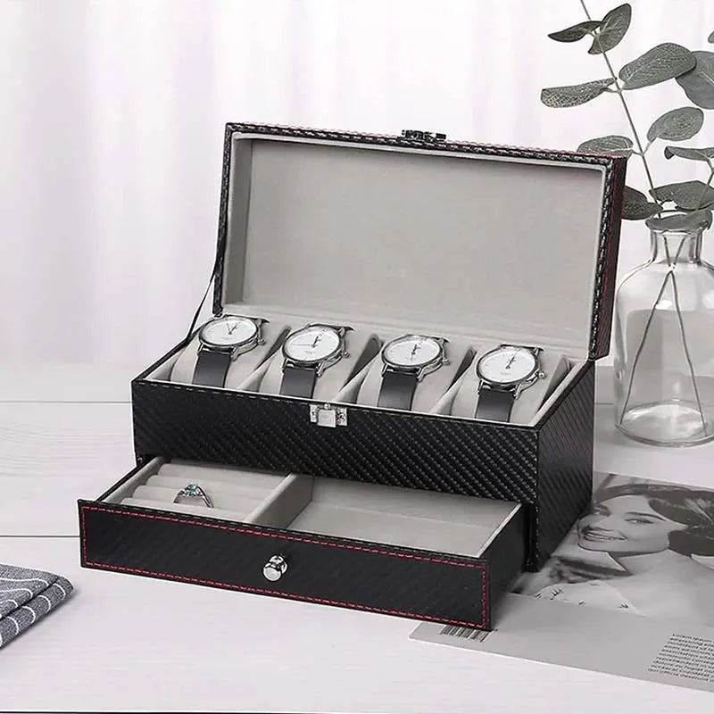 Boîte à bijoux et à montre chic pour homme